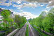 Motorway in the Baden-Baden. Germany