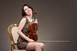 Girl with violin