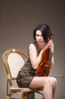 Girl with violin