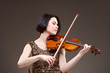 Girl with violin