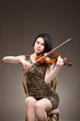 Girl with violin