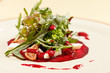 salad with beet and arugula