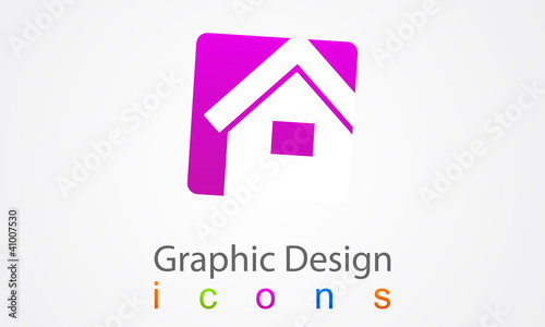 Vector: House Graphic Design. House Graphic Design.