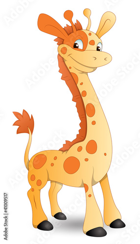 Vector: Cute Cartoon Giraffe Cute Cartoon Giraffe