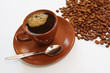 Coffee cup on white background Coffee cup on white background