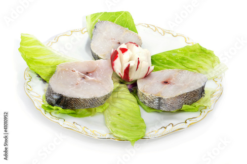 Photo: hake slices hake slices