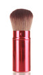 red brush for blusher isolated on white