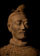 Terracotta warrior bust Terracotta warrior bust