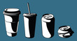 Vector Cups and Cans