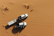 Off road cars in the desert of Wadi Rum Off road cars in the desert of Wadi Rum