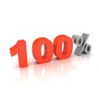100 poucent