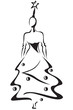 Lady fir tree