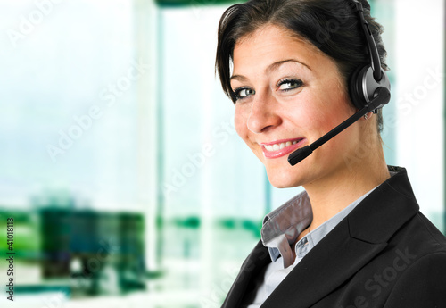 Foto: Young customer representative portrait Young customer representative portrait