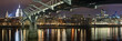 Panorama Millennium bridge London Großbritanien