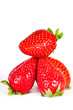 pyramid from the berries of strawberry