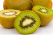 Kiwi Fruit on White Kiwi Fruit on White