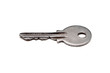 Foto: old steel key isolated on white background old steel key isolated on white background