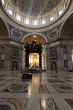 Interior of St. Peters Basillica in Vatican