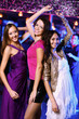 Young woman having fun at nightclub disco Young woman having fun at nightclub disco