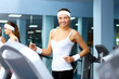 Woman in sport wear doing sport in gym
