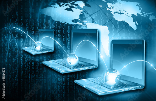 Ilustración: Best Internet Concept of global business from concepts series Best Internet Concept of global business from concepts series