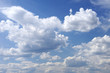 blue sky and clouds as background