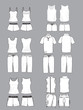 Summer top collection vector Summer top collection vector