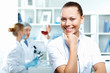 Foto: Young scientists working in laboratory Young scientists working in laboratory