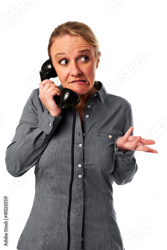 Photo: business woman forgets important task business woman forgets important task