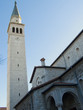 Church and belfry in Italy