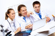 Young doctors at work
