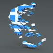 3d Karte Griechenland