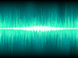 Sound waves oscillating on blue. EPS 8 Sound waves oscillating on blue. EPS 8