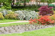 park in Karlovy Vary (Carlsbad), Czech Republic