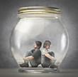 Trapped couple