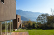 beautiful modern house with garden, outdoor beautiful modern house with garden, outdoor