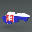 3d Karte Slowakei