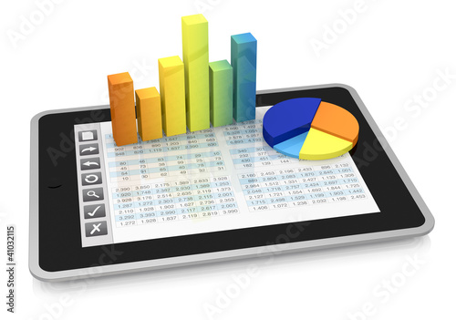 Illustration: modern financial analysis modern financial analysis