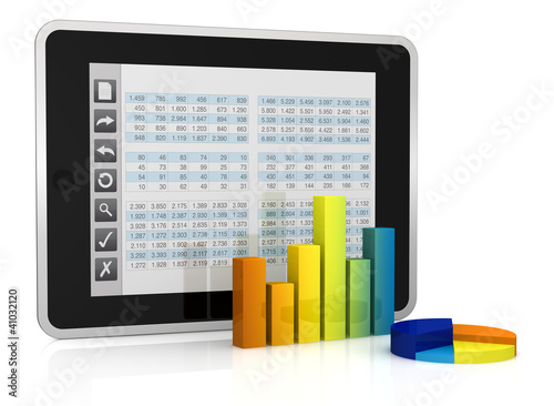 Illustration: modern financial analysis modern financial analysis