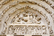 Paris - detail from side east portal of Saint Denis - Paris - detail from side east portal of Saint Denis -