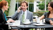 City Management Team Meeting Informally at Downtown Café City Management Team Meeting Informally at Downtown Café
