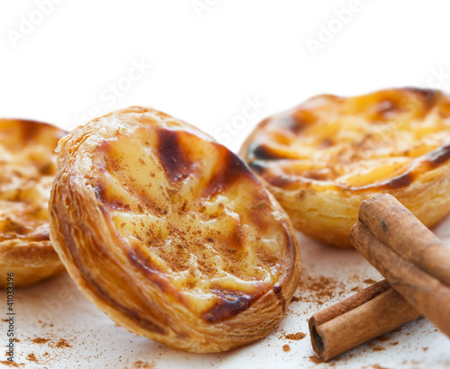 Photo: traditional portuguese cakes - "pastel de nata" traditional portuguese cakes - "pastel de nata"