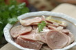 Bayerischer Wurstsalat - Bavarian sausage salad Bayerischer Wurstsalat - Bavarian sausage salad
