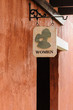 Women's public toilet sign Women's public toilet sign