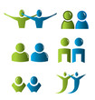 Set of Business People Icons