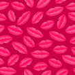 Seamless Pink Pattern With Lips Seamless Pink Pattern With Lips