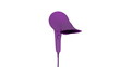 Hair dryer rotates on white background