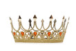 Gold crown isolated on the white Gold crown isolated on the white