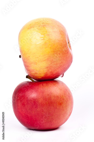 Photo: Two red apples Two red apples