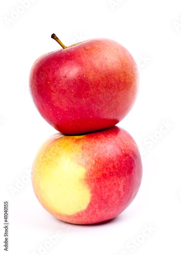 Photo: Two red apples Two red apples